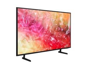 Samsung UE65DU7100 - זווית קדמית נוספת עם תצוגת מסך Crystal UHD