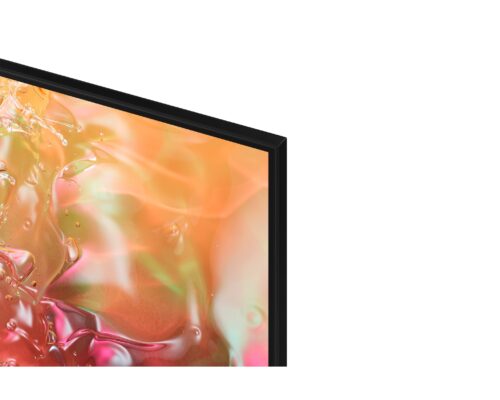 Samsung UE65DU7100 - תקריב על מסגרת המסך הדקה