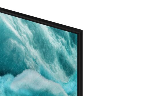 Samsung QE55Q7F 55 QLED 4K Q7F - תקריב פינת מסגרת