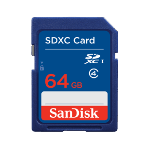 כרטיס זיכרון SanDisk SDXC 64GB Class 4