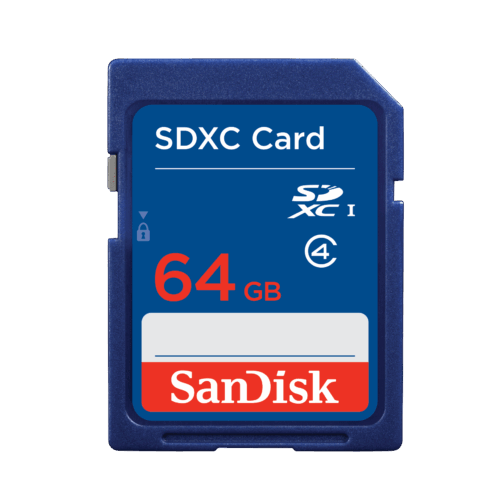כרטיס זיכרון SanDisk SDXC 64GB Class 4