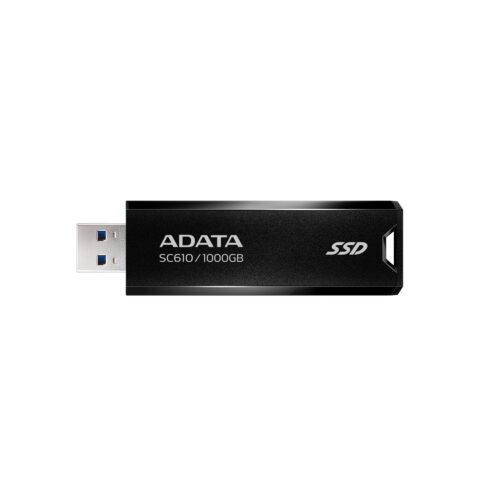 ADATA SC610 1TB - מבט קדמי, מחבר USB נשלף