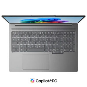 Lenovo IdeaPad Pro 5 16IPH11 תצוגה עליונה של המקלדת והמסך