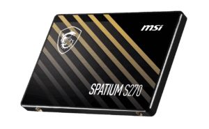 כונן SSD MSI SPATIUM S270 480GB - זווית
