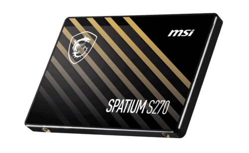 כונן SSD MSI SPATIUM S270 480GB - זווית