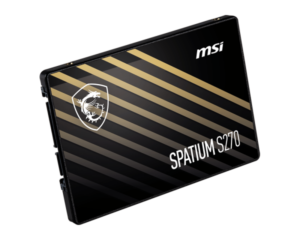 כונן SSD MSI SPATIUM S270 480GB - זווית צד