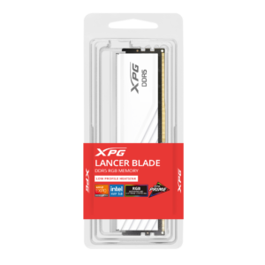 זיכרון XPG Lancer Blade RGB DDR5 16GB 6000MHz CL48 לבן - אריזה מקורית