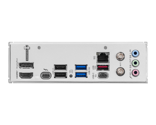 לוח אם MSI B860M GAMING PLUS WIFI - פאנל חיבורים אחורי