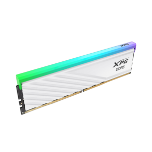 זיכרון XPG Lancer Blade RGB DDR5 16GB 6000MHz CL48 לבן - זווית