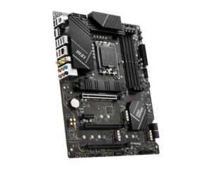 לוח אם MSI PRO Z790-P WIFI - זווית עם יציאות