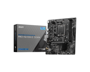 לוח אם MSI PRO H610M-S DDR4 LGA1700 עם אריזה מקורית