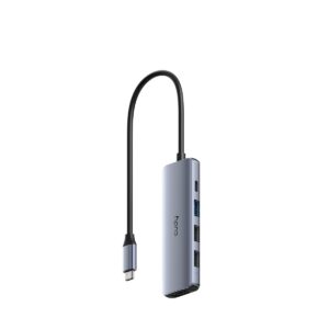 רכזת USB-C CUDY UH405 5-in-1 עם HDMI 4K - תמונה ראשית
