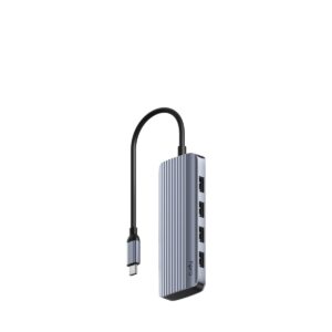 רכזת USB-C CUDY UH500 6-in-1 עם HDMI 4K - תמונה ראשית