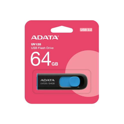 דיסק און קי ADATA UV128 64GB - אריזה רשמית