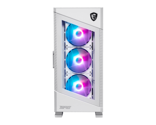 מארז מחשב MSI MPG VELOX 100R WHITE - מבט חזית