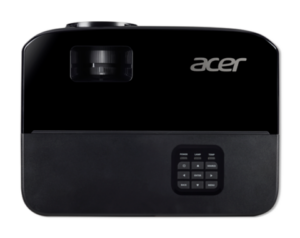 Acer X1229HP - מבט עליון עם לחצני הפעלה