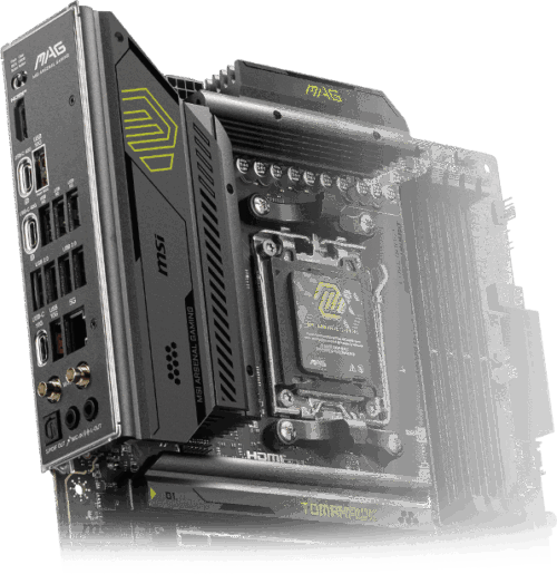 לוח אם MSI MAG X870E TOMAHAWK WIFI - אזור פאנל ה-IO האחורי