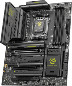 לוח אם MSI MAG X870E TOMAHAWK WIFI AM5 DDR5 - תצוגה מזווית