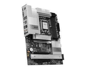 MSI PRO Z890-A WIFI - זווית צד עם פאנל אחורי