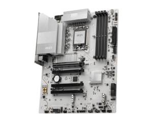 לוח אם MSI PRO Z890-S WIFI WHITE - מבט מלמעלה בזווית
