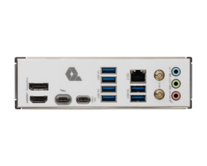לוח אם MSI PRO Z890-S WIFI WHITE - פאנל חיבורים אחורי
