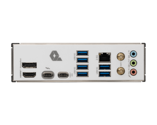 לוח אם MSI PRO Z890-S WIFI WHITE - פאנל חיבורים אחורי