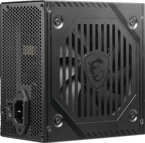 ספק כוח MSI MAG A600DN 600W - חיבור חשמל ומתג הפעלה