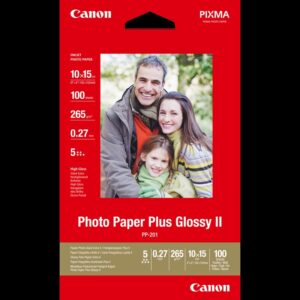 נייר צילום מבריק קנון Canon PP-201 10x15 ס"מ - 100 דפים
