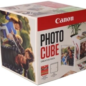 קוביית תמונה קנון Canon PP-201 5x5 עם מסגרת - ורוד