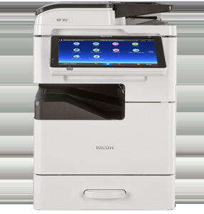 Ricoh MP 305+SPF - מבט קדמי (מקור: Ricoh CDN רשמי)