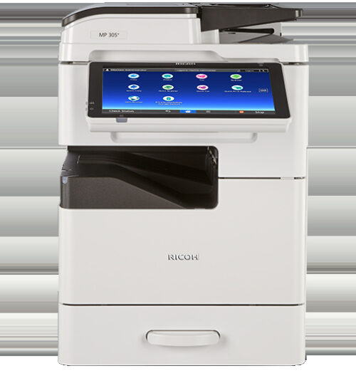 Ricoh MP 305+SPF - מבט קדמי (מקור: Ricoh CDN רשמי)