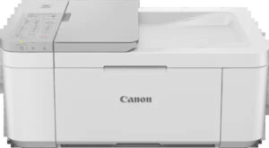 מדפסת הזרקת דיו משולבת אלחוטית עם פקס Canon PIXMA TR4756i - לבן