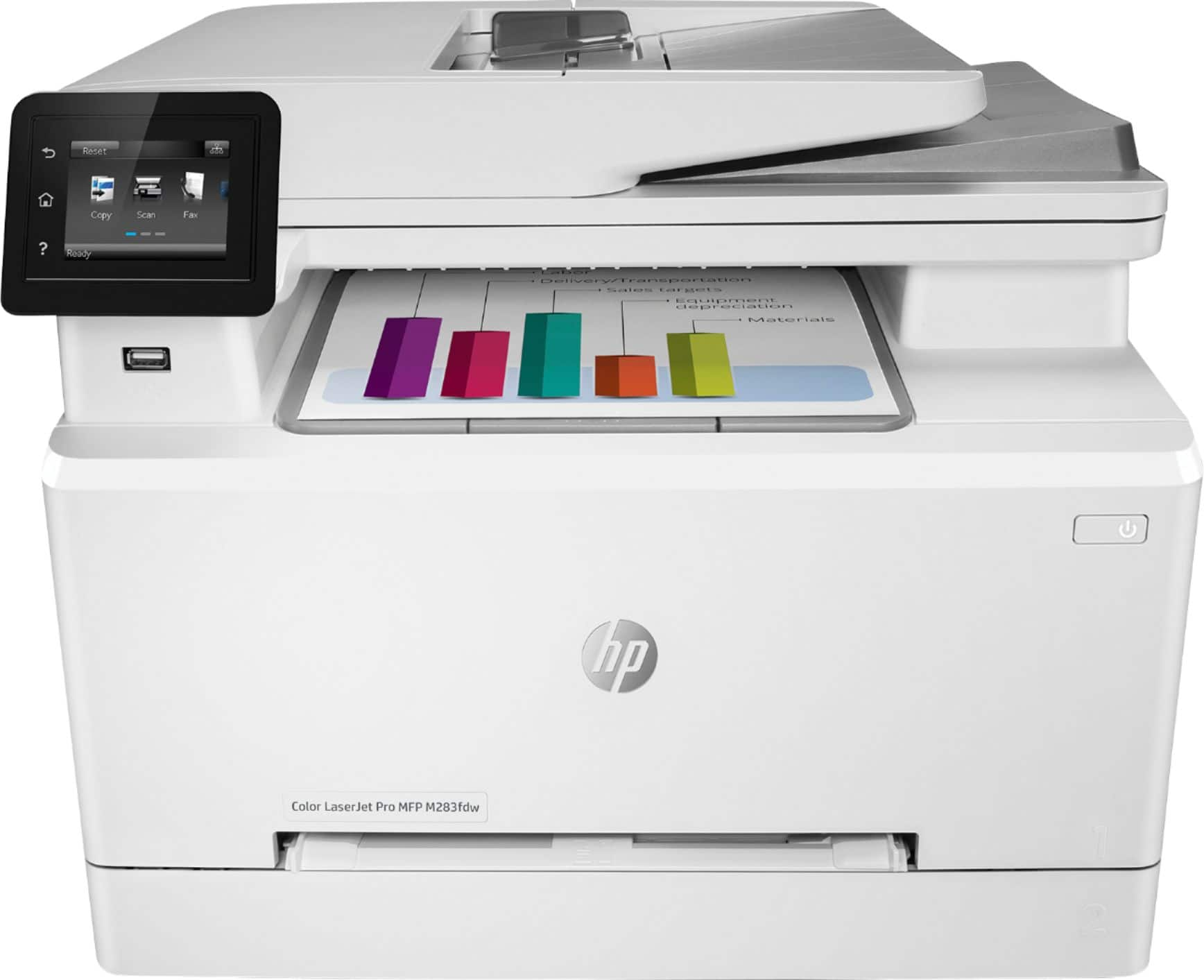 מדפסת לייזר HP LaserJet Pro MFP M283fdw 7KW75A
