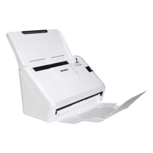 Avision AV332IL duplex scanner front open trays