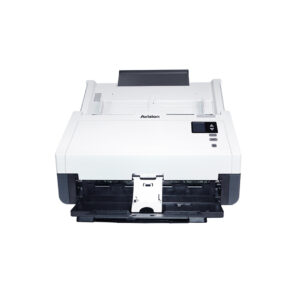 Avision AD345G duplex scanner front view