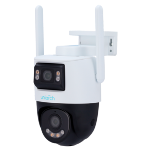 מצלמת אבטחה PTZ חיצונית שתי עדשות WiFi6 IP66 5MP+5MP UNIARCH Uho-P2S-M55F34