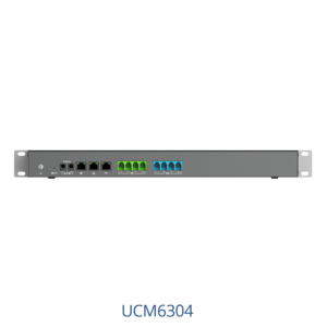 Grandstream UCM6304 back panel ports