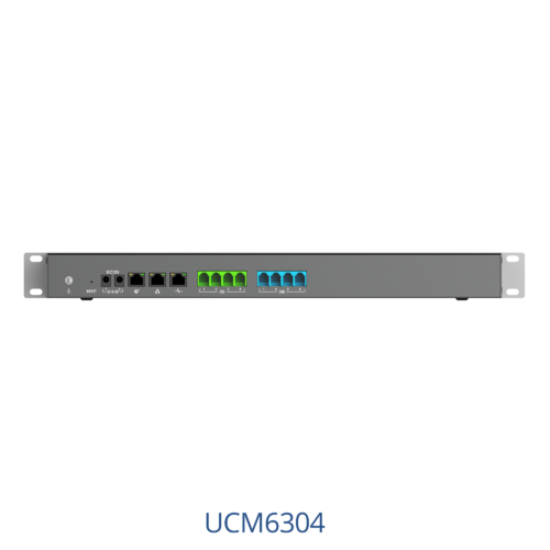 Grandstream UCM6304 back panel ports