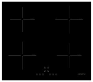 כיריים אינדוקציה PROVIEW PVHI4F-BK - 4 מוקדים - שחור