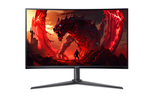 מסך מחשב גיימינג Acer Nitro XZ270W0bmiiphx 27 אינץ' VA מעוקל 240Hz - מבט קדמי