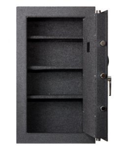 כספת ExecutiveSafe ACS-9 פתוחה עם מדפים
