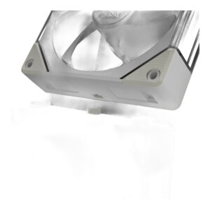 מאוורר מארז GAMDIAS AEOLUS P2-1201 WH - מאוורר ARGB יחיד 120 מ"מ לבן PWM