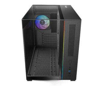 מארז מחשב GAMDIAS ATLAS M3M - Micro Tower זכוכית מחוסמת תלת-צדדית ARGB