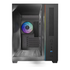 מארז מחשב GAMDIAS ATLAS M3M - Micro Tower זכוכית מחוסמת תלת-צדדית ARGB