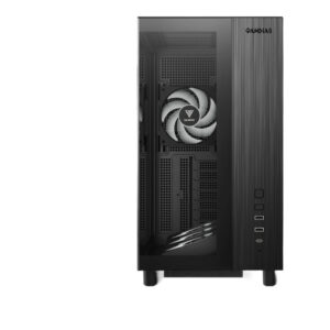 מארז מחשב GAMDIAS ATLAS M4 - Mid Tower זכוכית פנורמית 4 מאווררי ARGB