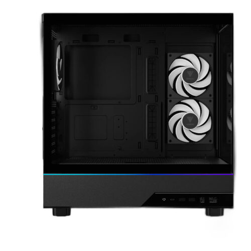 מארז מחשב GAMDIAS ATLAS M5 - Mid Tower זכוכית מחוסמת פנורמית ARGB