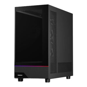 מארז מחשב GAMDIAS ATLAS M5 - Mid Tower זכוכית מחוסמת פנורמית ARGB