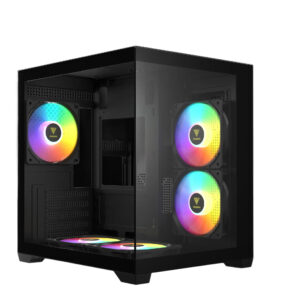מארז מחשב GAMDIAS AURA GC101M Micro-Tower זכוכית מחוסמת