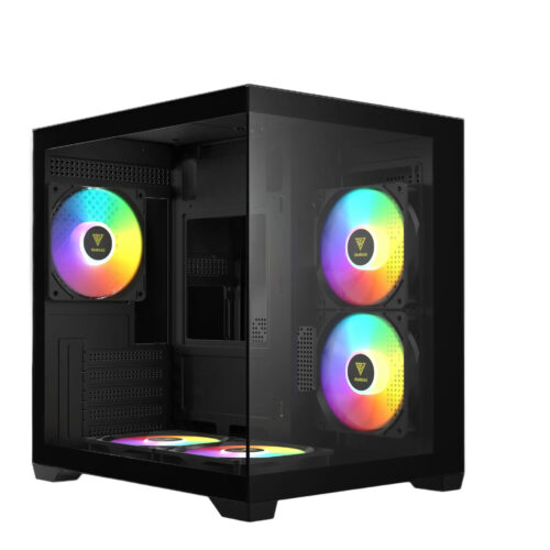 מארז מחשב GAMDIAS AURA GC101M Micro-Tower זכוכית מחוסמת