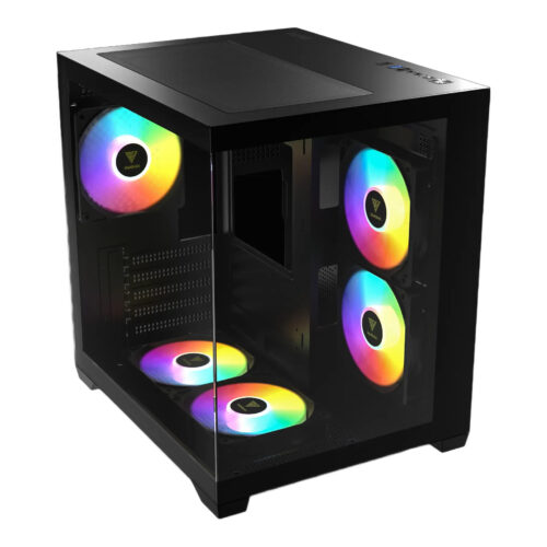 מארז מחשב GAMDIAS AURA GC101M Micro-Tower זכוכית מחוסמת